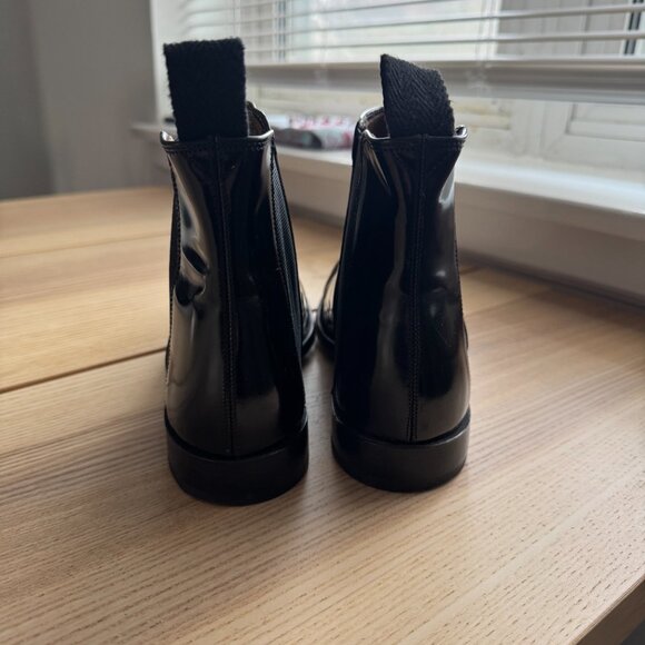 Grenson Women's black patent leather chelsea boots - Picture 6 of 9